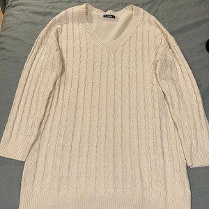 SHEIN CABLEKNIT SWEATER DRESS
